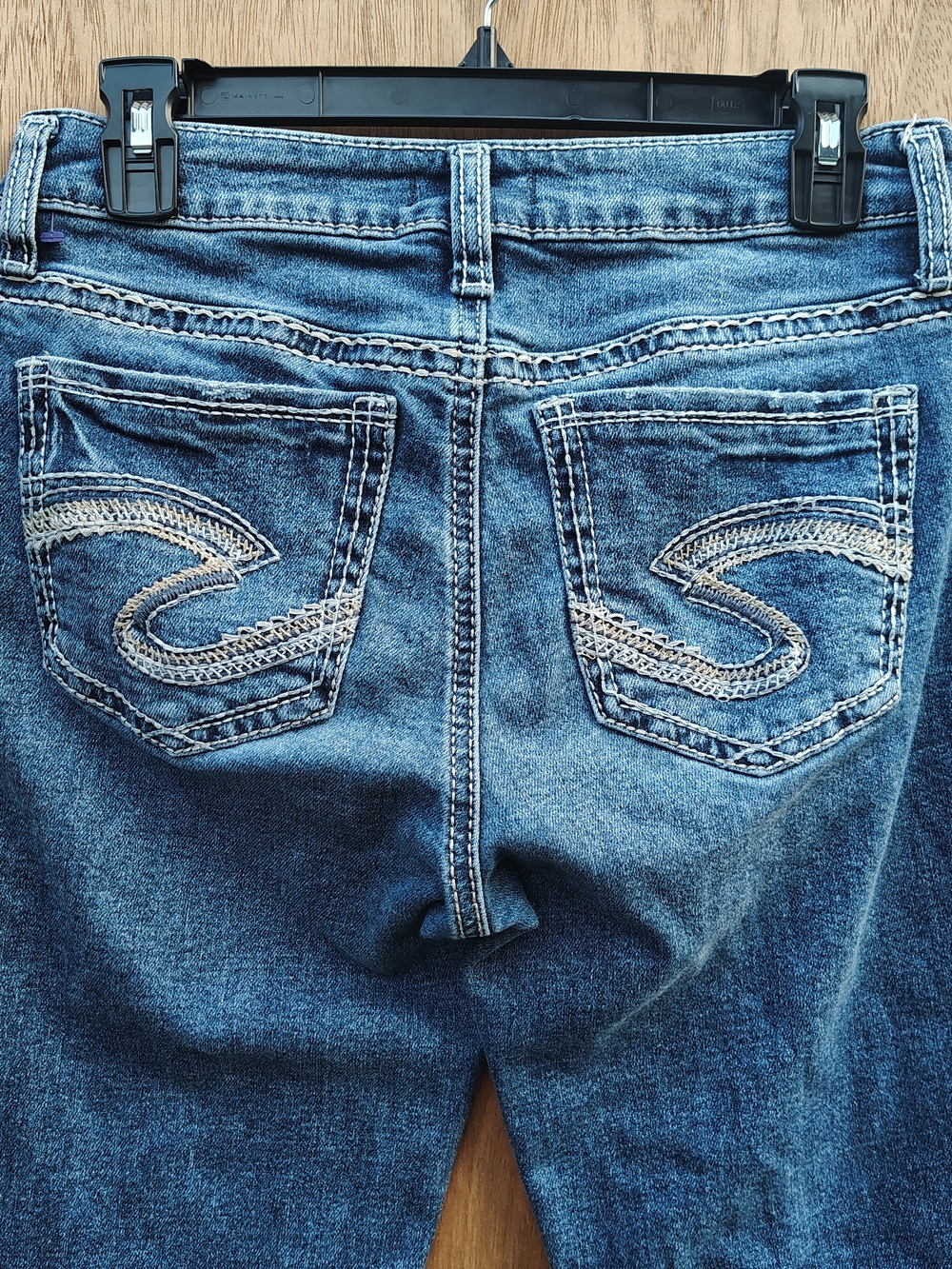 Silver Jean Co. Blue Elyse Bootcut Jeans W27/L31